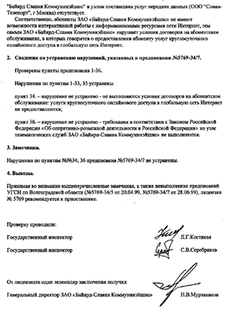 Заключение