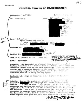 Federal bureau of investigation