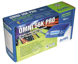 Коробка из под модема ZyXEL Omni 56K Pro