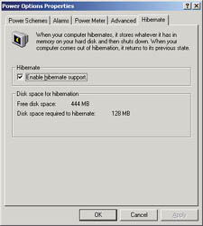 Рис. 1. Power Options Properties