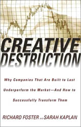 Рис. 1. «Creative Destruction: Why Companies That Are Built to Last Underperform the Market — And How to Successfully Transform Them» by Richard Foster, Sarah Kaplan; 2001.