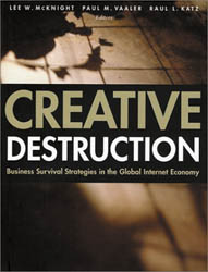 Рис. 2. «Creative Destruction: Business Survival Strategies in the Global Internet Economy» by Lee W. McKnight, Paul M. Vaaler, Raul Luciano Katz (Editors), 2001.