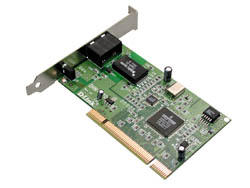 PCI-карта 3Com 3C410 из комплекта HomeConnect Phoneline PCI Kit (HomePNA 2.0). 