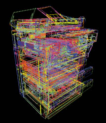  Один из 3D-тестов из пакета SPECviewperf v6.1.2