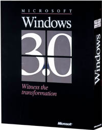 Windows 3.0. Уже почти все есть. Год 1990.