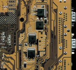 Фрагмент платы CT-7VJDA.
