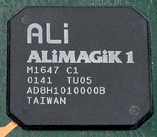 Чипсеты ALi MAGiK 1 ревизий «А» и «С».
