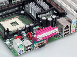 Intel 845D Board Connectors