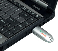 HandyDrive on Notebook