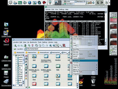Рис. 3. Mandrake 8.2 под KDE 3.0