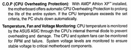 Выдержки из User Manual платы ASUS A7V333.
