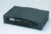 SMC 7004VBR может фильтровать до 32 MAC-адресов. Сюда бы еще отключаемый NAT или возможности учета трафика..