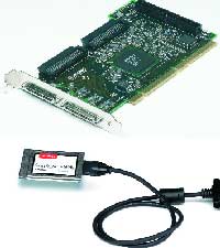SCSI: от серверов до ноутбуков (контроллеры компании Adaptec).