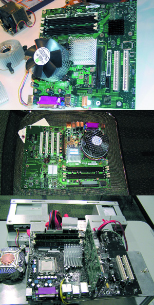 Рис. 2. Платы Intel на чипсетах 915G и 925X.