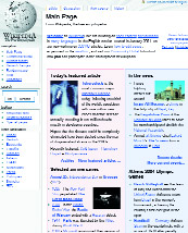 Так выглядит Wikipedia сейчас.