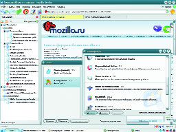 Рис.1. Список расширений и веб-альбом в Firefox.