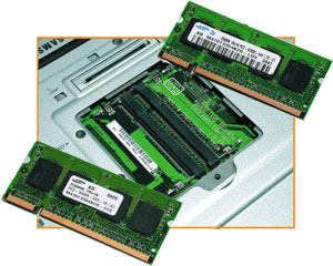 ������ DDR2 � PC2-3200 (400 ���) � PC2-4200 (533 ���). ���� �������� ������, �������, ������ Infineon � Samsung. 